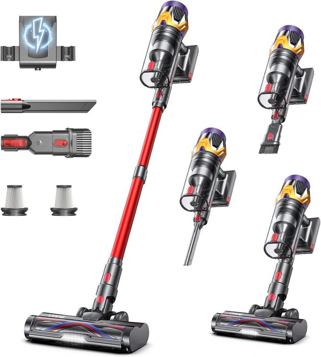 Uosogi X9 Turbo Cordless Vacuum — Powerful Hurricane Mode for Deep Cleaning